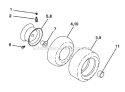 Engine Diagram and Parts List for HD12538J  Weed Eater Lawn Tractor